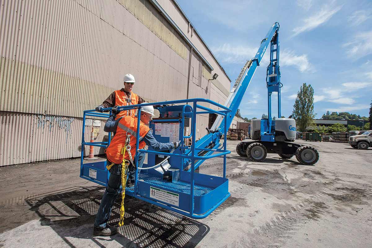 Plataforma articulada Genie Z-62/34 en proyecto industrial
